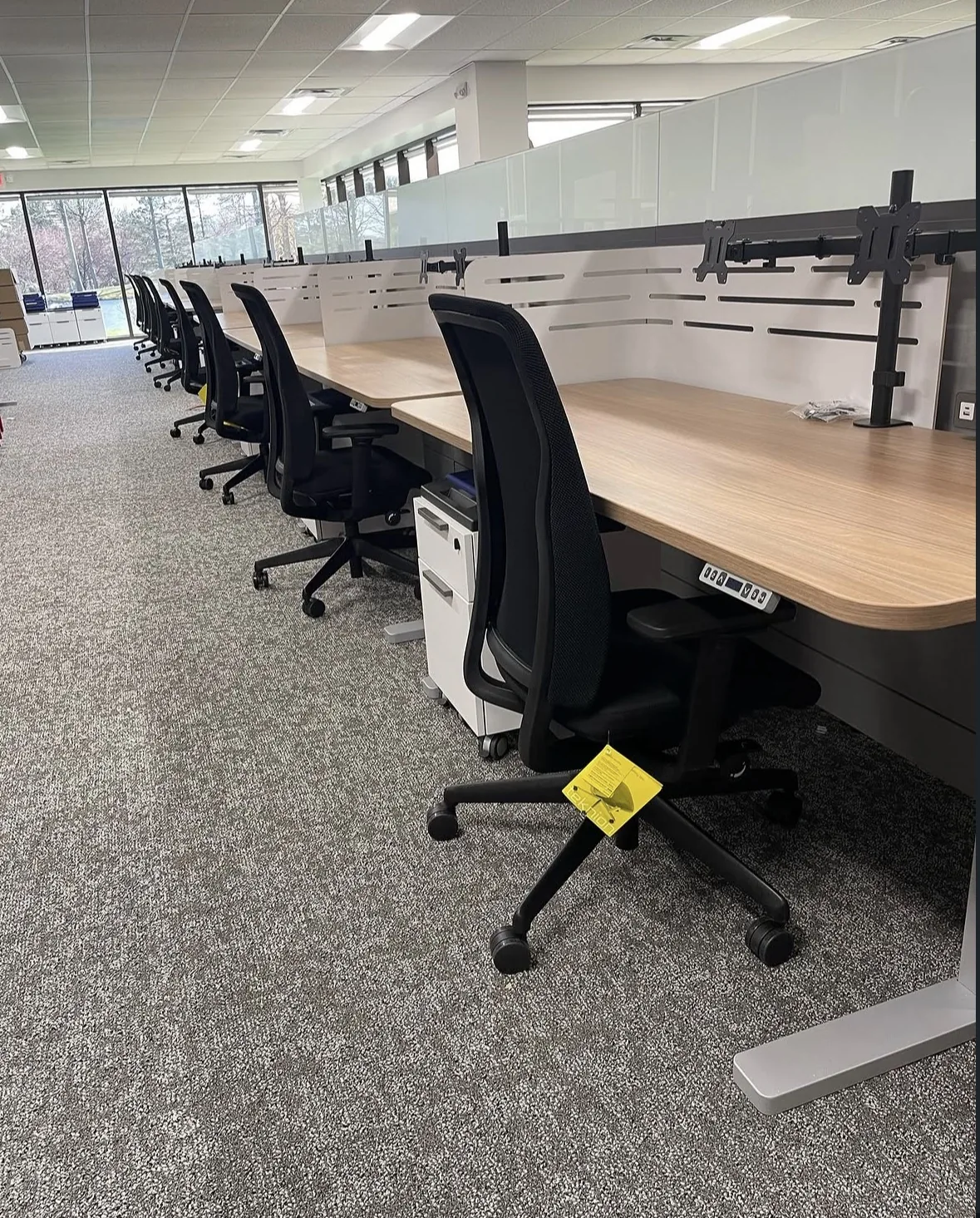 Office workstations assembled by Alpha Project