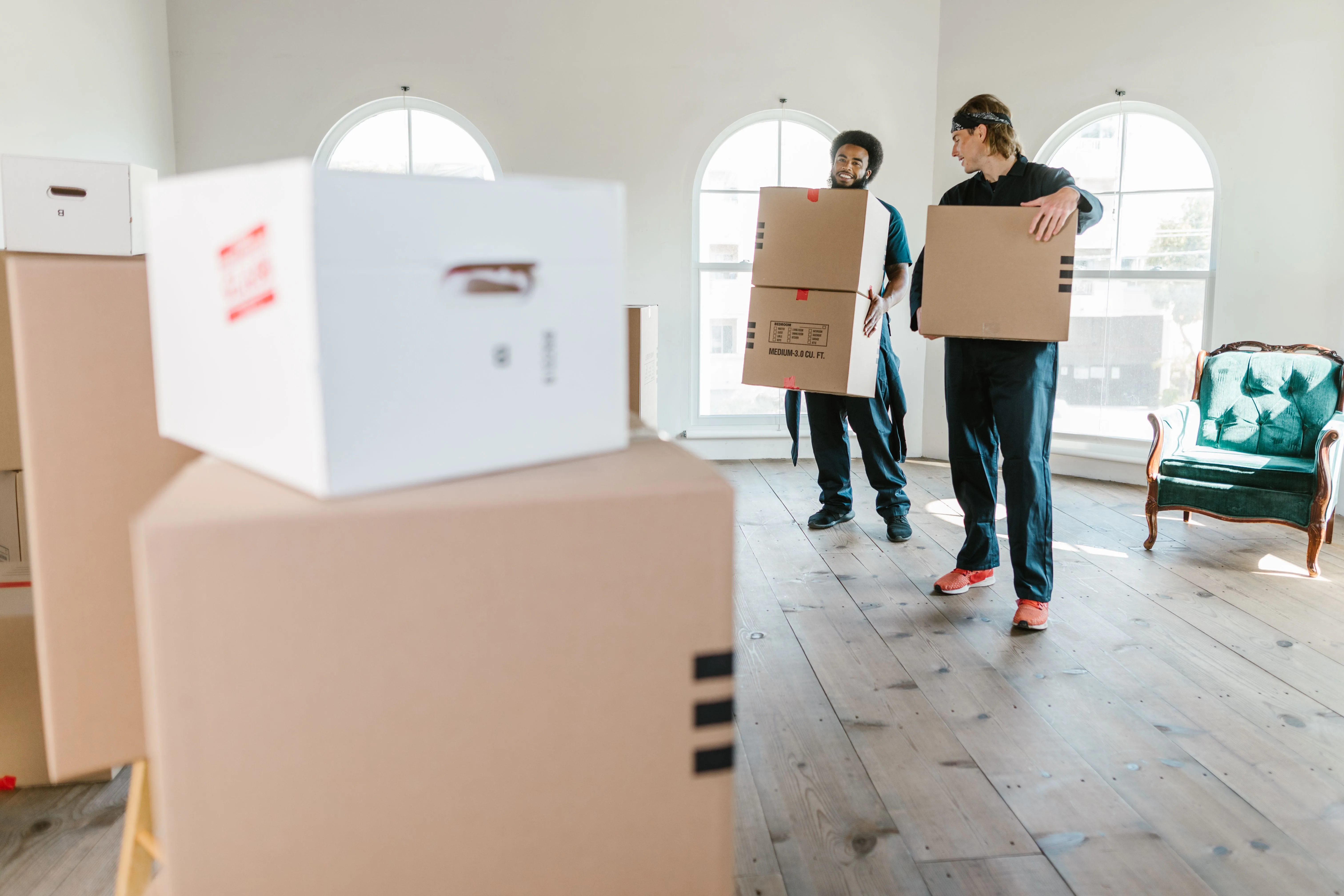 Professional moving and installation support